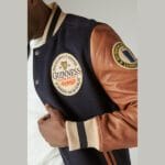 Guinness Varsity Leather Sleeves Unisex Jacket - Image 4