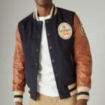 Guinness Varsity Leather Sleeves Unisex Jacket