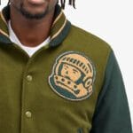 Billionaire Boys Club Green Varsity Letterman Jacket - Image 4