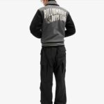 Billionaire Boys Club Black & Grey Varsity Jacket - Image 4