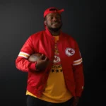 Kansas City Chiefs Satin Bomber Jacket - Image 2