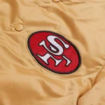 San Francisco 49ers Satin Bomber Jacket - Image 4
