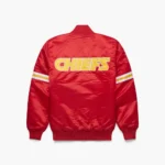 Kansas City Chiefs Satin Bomber Jacket - Image 5