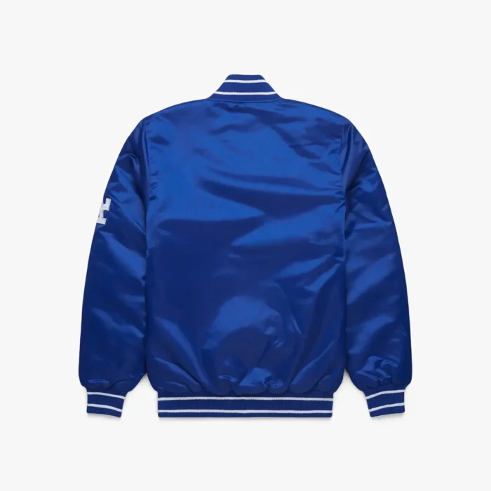 LA Dodgers Satin Bomber Jacket - Image 2