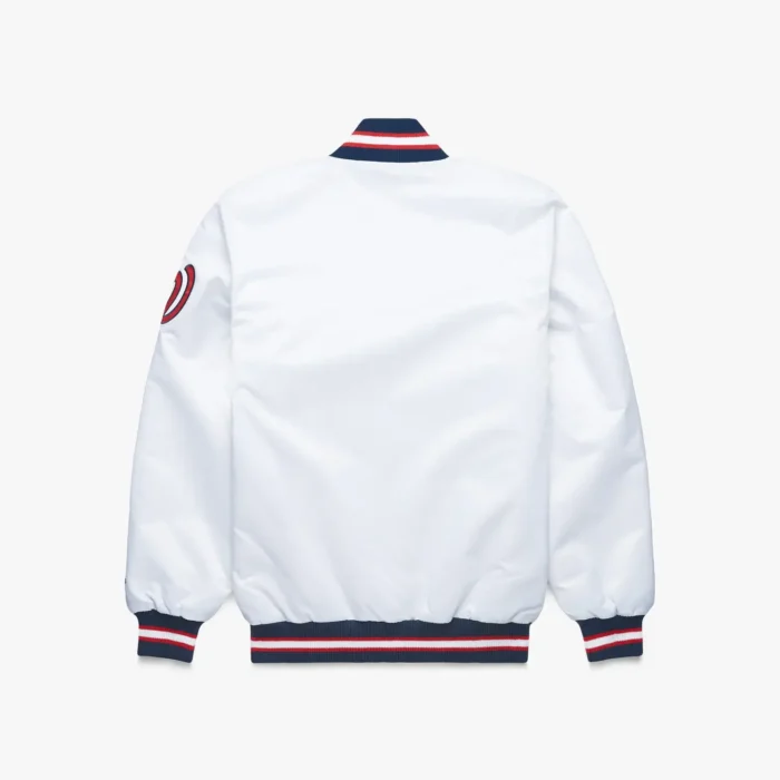 HOMAGE-X-Starter-Nationals-Satin-Jacket-012115831X7-white-back Washington Nationals Satin Bomber jacket - Image 4