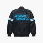 Carolina Panthers Satin Bomber Jacket - Image 3