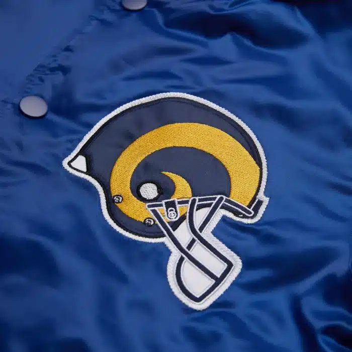 LA Rams Satin Bomber Jacket - Image 3