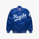 Kansas City Royals Satin Bomber Jacket