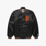 San Francisco Giants Satin Bomber Jacket