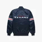Houston Texans Satin Varsity Bomber Jacket - Image 3