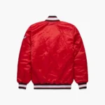 Chicago Bulls Satin Bomber Jacket - Image 4