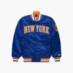 NY Knicks Satin Bomber Jacket