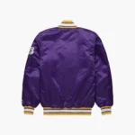 LA Lakers Satin Bomber Jacket - Image 2