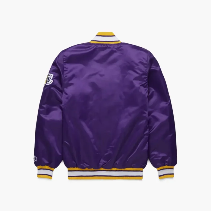 HOMAGE-x-Starter-Lakers-Satin-Jacket-01211442166-Purple-back_x1000.jpg LA Lakers Satin Bomber Jacket - Image 2