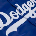 LA Dodgers Satin Bomber Jacket - Image 4