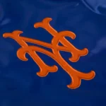 New York Mets Satin Bomber Jacket - Image 2