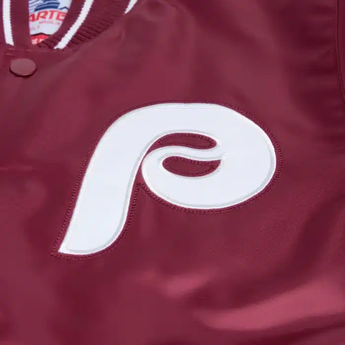 Phillies Satin Bomber Jacket - Image 2
