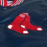 Boston Red Sox Satin Varsity Jacket - Image 2