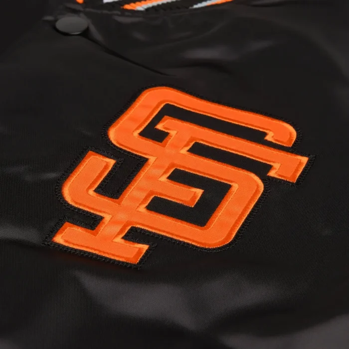 San Francisco Giants Satin Bomber Jacket - Image 3