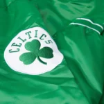Boston Celtics Satin Bomber Jacket - Image 2