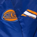 NY Knicks Satin Bomber Jacket - Image 3