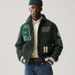 Green Aimé Leon Dore Chess Club Varsity Jacket