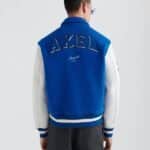 Blue Axel Arigato Illusion Letterman Jacket - Image 4