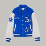 Blue Axel Arigato Illusion Letterman Jacket