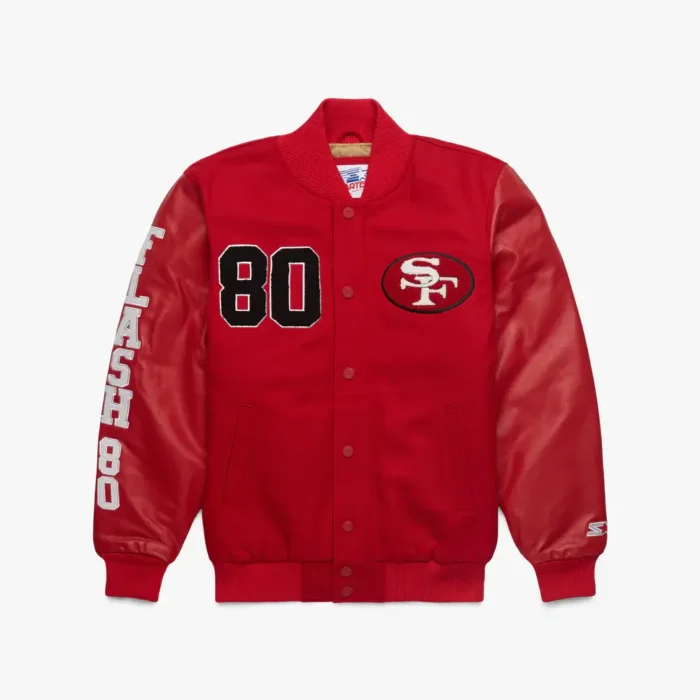 Limited Edition Jerry Rice Goat Varsity Jacket - Image 1