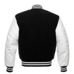 Black And White Letterman Jacket - Image 2