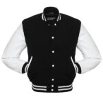 Black And White Letterman Jacket