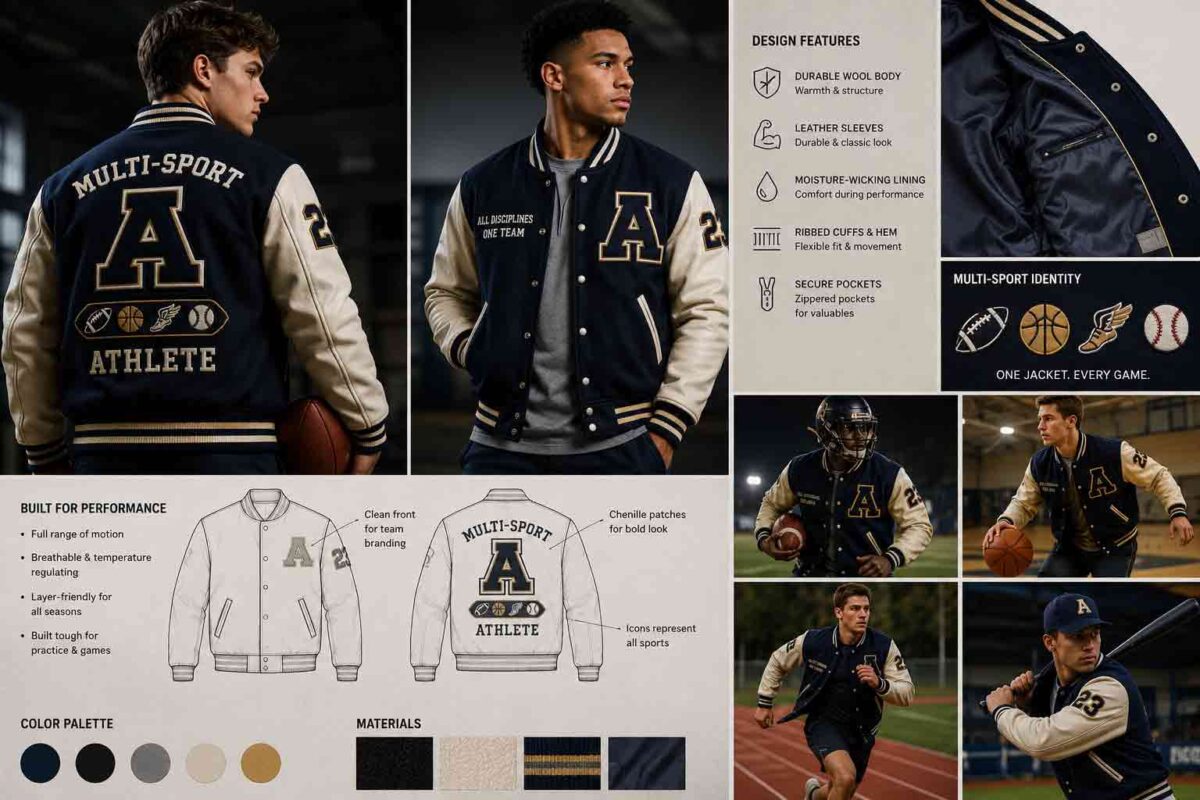 Designing a Varsity Jacket That Works for Multi-Sport Athletes